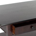 Boris Dark Cherry Coffee Table by Safavieh