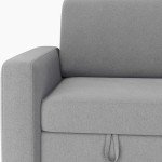 Light Gray L-Shaped Sectional Sofa with Chaise