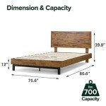 Zinus Tricia Stylish Platform Bed Frame
