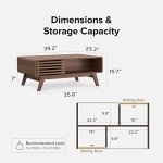 Mopio Ensley Mid-Century Modern Coffee Table