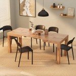 Expandable Kitchen Table, First, Wotan Oak Finish