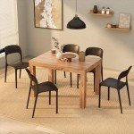 Expandable Kitchen Table, First, Wotan Oak Finish