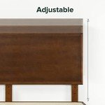 Zinus Queen Brown Pine Platform Bed