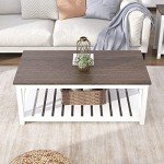 ChooChoo White Farmhouse Coffee Table