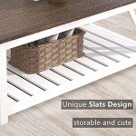 ChooChoo White Farmhouse Coffee Table