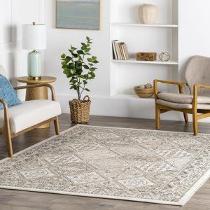 Becca Vintage Tile 6'7" x 9' Area Rug