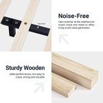 King Size LED Platform Bed Frame in Black