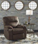 Brown Traditional Pull Tab Rocker Recliner