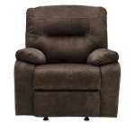 Brown Traditional Pull Tab Rocker Recliner