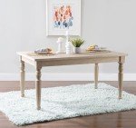 Brown Linon Dining Table for Modern Homes