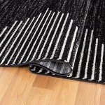 Striped Stain-Resistant Area Rug - 5x7 Feet