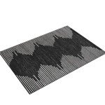 Striped Stain-Resistant Area Rug - 5x7 Feet
