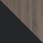 Ameriwood Carver Black Coffee Table