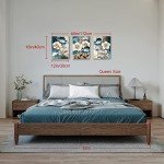 Lotus Flower Canvas Art - 3 Piece Set