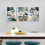 Lotus Flower Canvas Art - 3 Piece Set