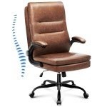 Big and Tall Vintage Leather Office Chair