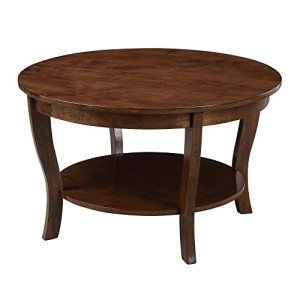 Espresso Round Coffee Table by American Heritage