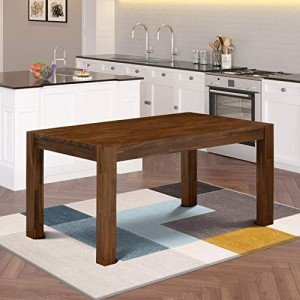 Celina Rustic Walnut Rectangle Kitchen Table 36x60