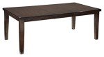Ashley Furniture Haddigan Dining Table – Dark Brown