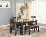 Ashley Furniture Haddigan Dining Table – Dark Brown