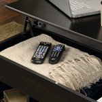 Sauder Lift-Top Coffee Table in Black