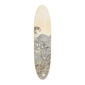 Coastal Surfboard Decorative Wall Art for Living Room