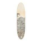 Coastal Surfboard Decorative Wall Art for Living Room