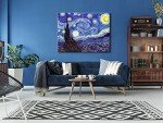 Van Gogh Starry Night Canvas Wall Art Print