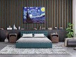 Van Gogh Starry Night Canvas Wall Art Print