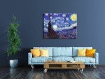 Van Gogh Starry Night Canvas Wall Art Print