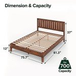 ZINUS Vivek King Wood Platform Bed Frame
