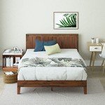 ZINUS Vivek King Wood Platform Bed Frame