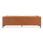 Cognac Tan Leather Argan 93" Sofa by POLY & BARK