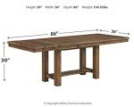 Moriville Farmhouse 36” x 30” Dining Table