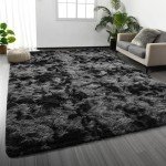 Deerhoo Soft Long Pile Area Rug 15x22 cm