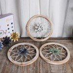 Rustic 3-Piece Farmhouse Wall Decor with Flowers