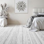 Fluffy 5x7 Moroccan Boho Area Rug in Cream Grey