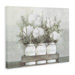 Hydrangea Bouquets Thankful Grateful Blessed Wall Art