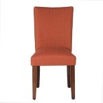 Orange Upholstered Accent Dining Chair by HomePop