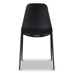 POLY & BARK Isla Set of 4 Black Chairs