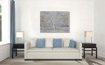 Abstract Winter Tree Canvas Wall Art for Home