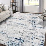 Large Soft Indoor Area Rug: 8x10 Modern Design