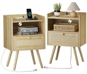 4-Tier Vintage Kitchen Storage Rack & Microwave Stand