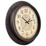 Rustic Brown 14" Analog Wall Clock by LaCrosse