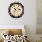Rustic Brown 14" Analog Wall Clock by LaCrosse