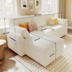 VanAcc Convertible Sofa Bed with Storage & Divan
