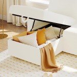 VanAcc Convertible Sofa Bed with Storage & Divan