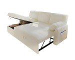 VanAcc Convertible Sofa Bed with Storage & Divan