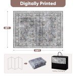 Large Soft Boho Washable Area Rug – 8x10