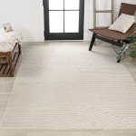 Skagen High-Low Geometric Area Rug - 8' x 10